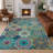 Machine Washable Indoor/Outdoor Chantille ACN2729 Americana Rug-848604390-848604384