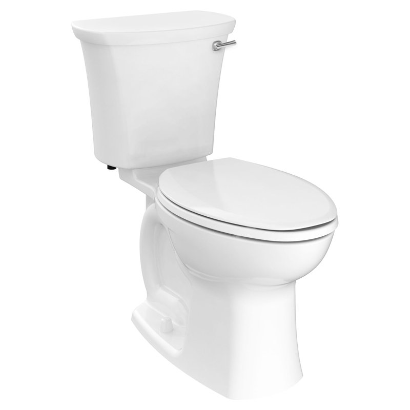 Toilette allongée deux pièces 1,28 gpf (économe en eau) avec levier de déclenchement à droite (siège non inclus) Edgemere