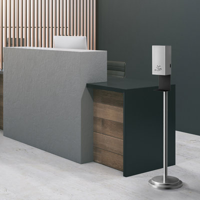Royal 54" Touchless Floor Sanitizer Dispenser Stand – Automatic Sensor Hand Sanitizer Station with Powermist Spray, for Commercial Entryways & Offices