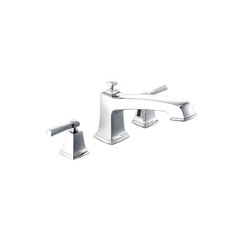 Two Handle Roman Tub Faucet, Chrome