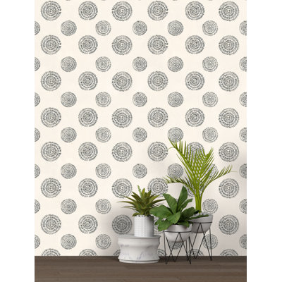 Rouleau de papier peint L 33 pi x l 20,5 po Susan Hable Sandraker