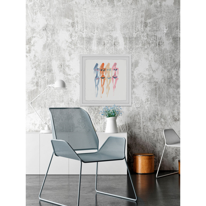 «Woodini», reproduction de peinture à l'acrylique encadrée, H 24 po x l 24 po x P 1,5 po