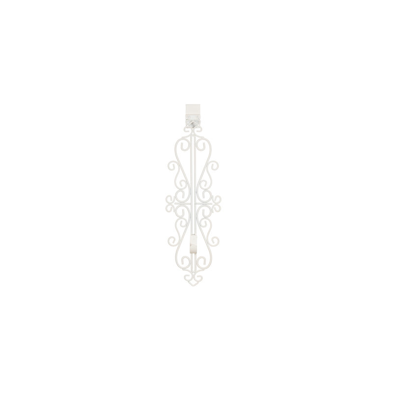 Adjustable Wreath Hanger for Door - Colonial (White)