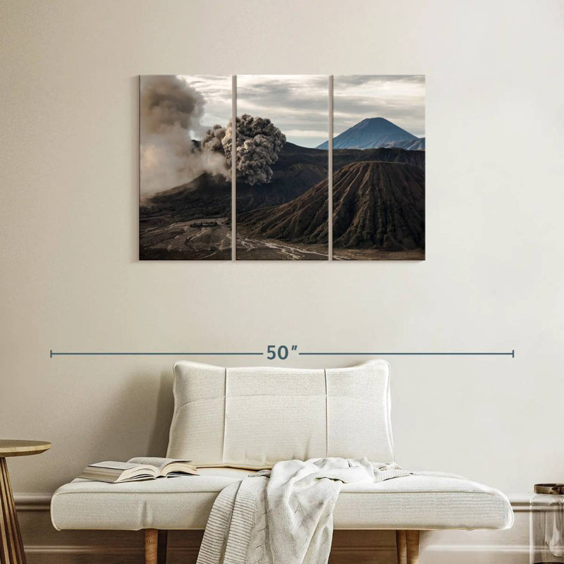 Alvord Volcanic Eruption, 24" H x 38" W