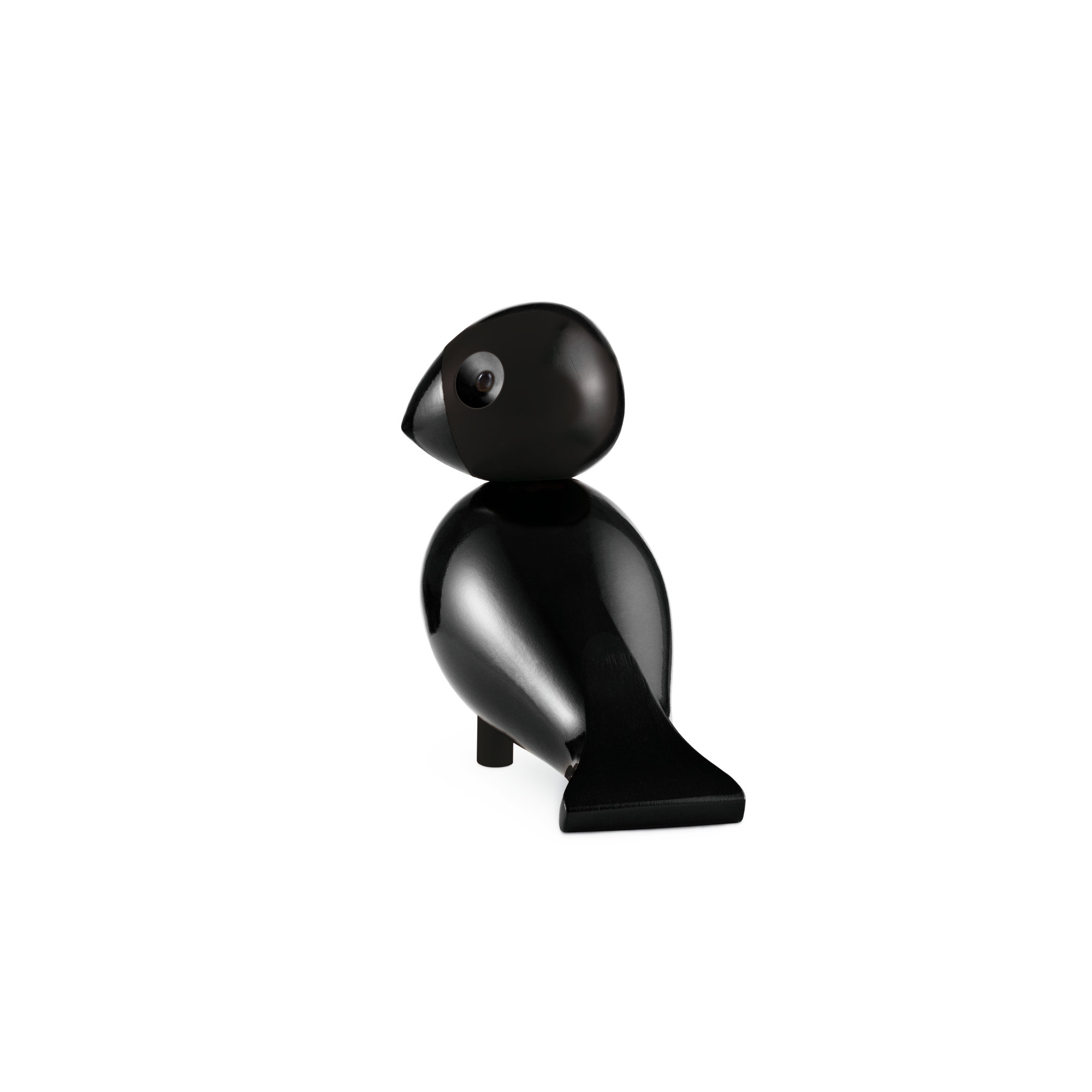 Kay Bojesen Songbird, Black, 1, 6.1" H x 6.3" W x 3.1" D
