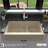 Karran Retrofit Farmhouse/Apron-Front Quartz Composite 34'' X 21-1/4'' 60/40 Double Bowl Kitchen Sink-45011526