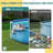 2-Pack Poolside Storage Basket with Cup Holder