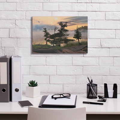 Toile épique Graffiti «Auburn Evening» par Kenneth M Kirsch, 18 po x 12 po