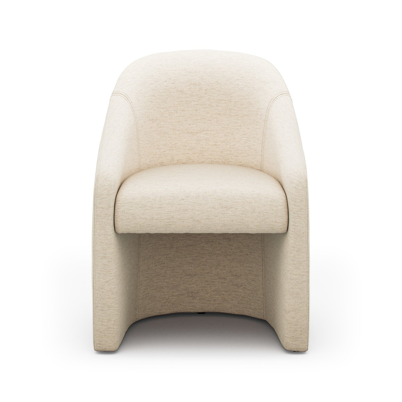 Lancaster Boucle Dining Chair, Crypton Nomad Snow