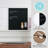 Thomas Martha Stewart Magnetic Weekly Calendar Dry Erase Board and Chalk Board with Liquid Chalk Marker-89798332