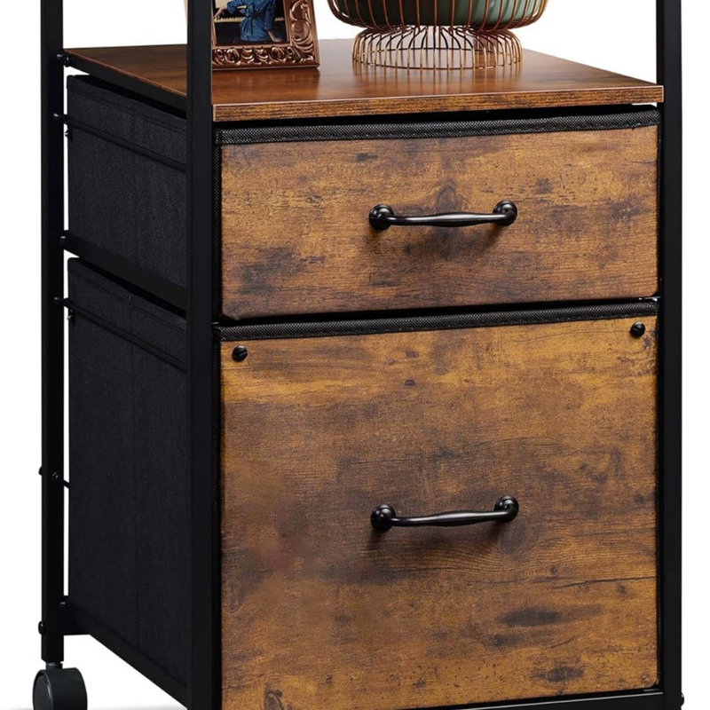 Izmir 40cm Wide 2 -Drawer File Cabinet