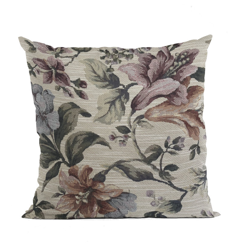 Harmony Meadows Linen Indoor/Outdoor Pillow Cover & Insert, 20" x 26", Lumbar Pillow