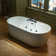 72" x 35.4" Whirlpool and Air Bath Heated Soaking Combination Tub with Tub Filler