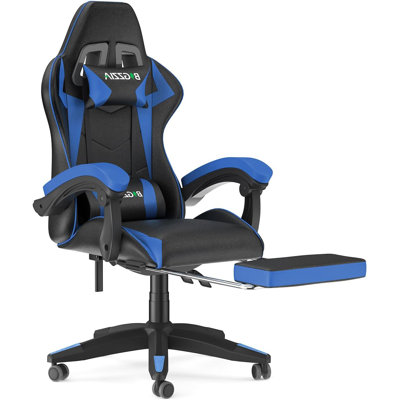 Gaming Chair with Footrest