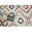 Tapis ivoire / rouge / bleu Howey-541810949