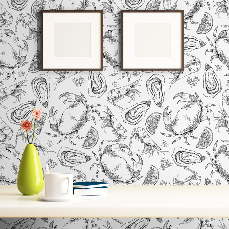 Joshua Fish Nautical Paintable Peel and Stick Wallpaper Panel, 126" L x 24" W