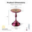 Table d'appoint en métal Cheryll