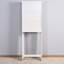 Armoire de salle de bain pour salle de bain au-dessus de la toilette - spacieuse, tablette réglable, blanc, organisateur blanc 23,45 x 7,86 x 68,85