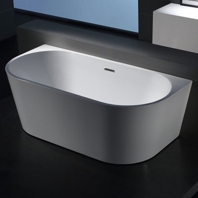 Sao Paolo 59'' x 31.5'' Soaking Acrylic Bathtub