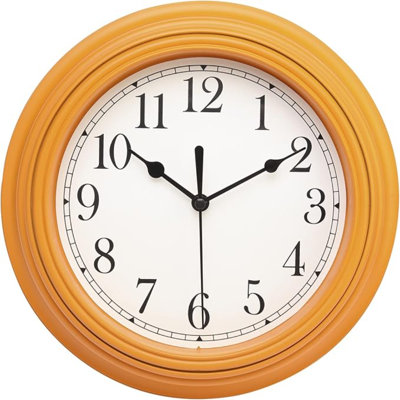 Horloge murale silencieuse 9 pouces