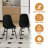 Upholstered Side Chairs With Metal Legs,Armless Dining Chair For Living Room,Kitchen,Dining Room-1312306678-1325694423