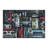 Decorative Thin Non-Woven Rug with Intricate Floral and Geometric Design for Indoor Use in Vibrant Colors-126636079