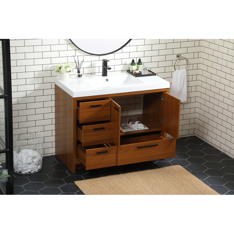 Ensemble de meuble-lavabo simple 42 po Southmead, Teck