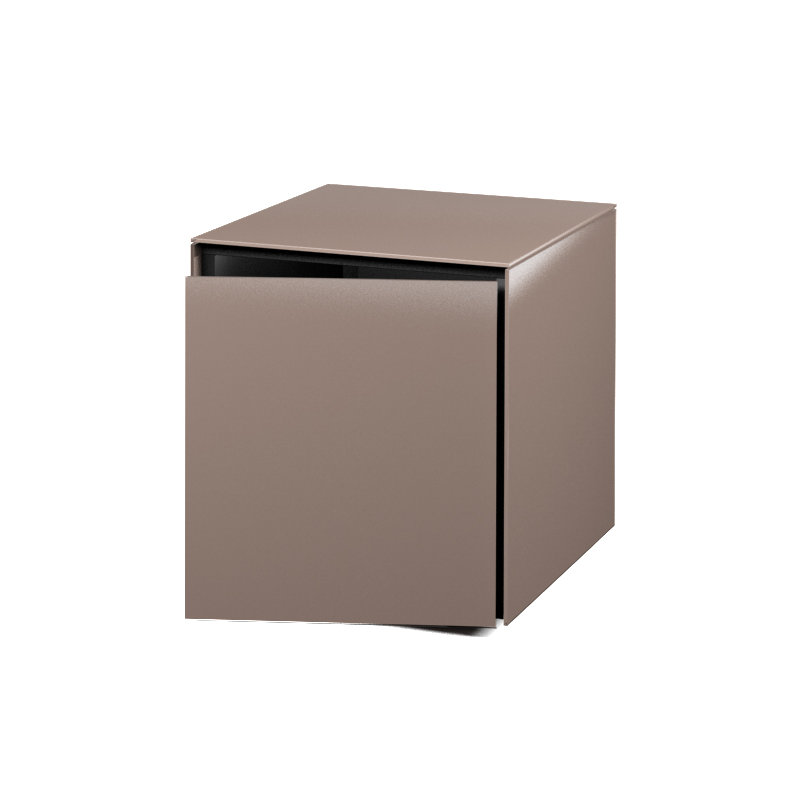 Varianto Grande Unfinished TV Stand for TVs up to 32", Black/Chocolate brown