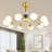 39.4" Bladeless Ceiling Fan with Remote and 10 lights-1419108088