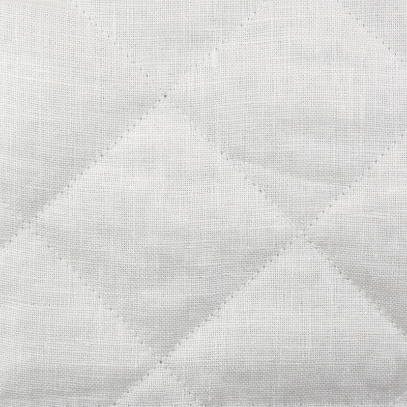 Linen Sham, Almost White, Euro