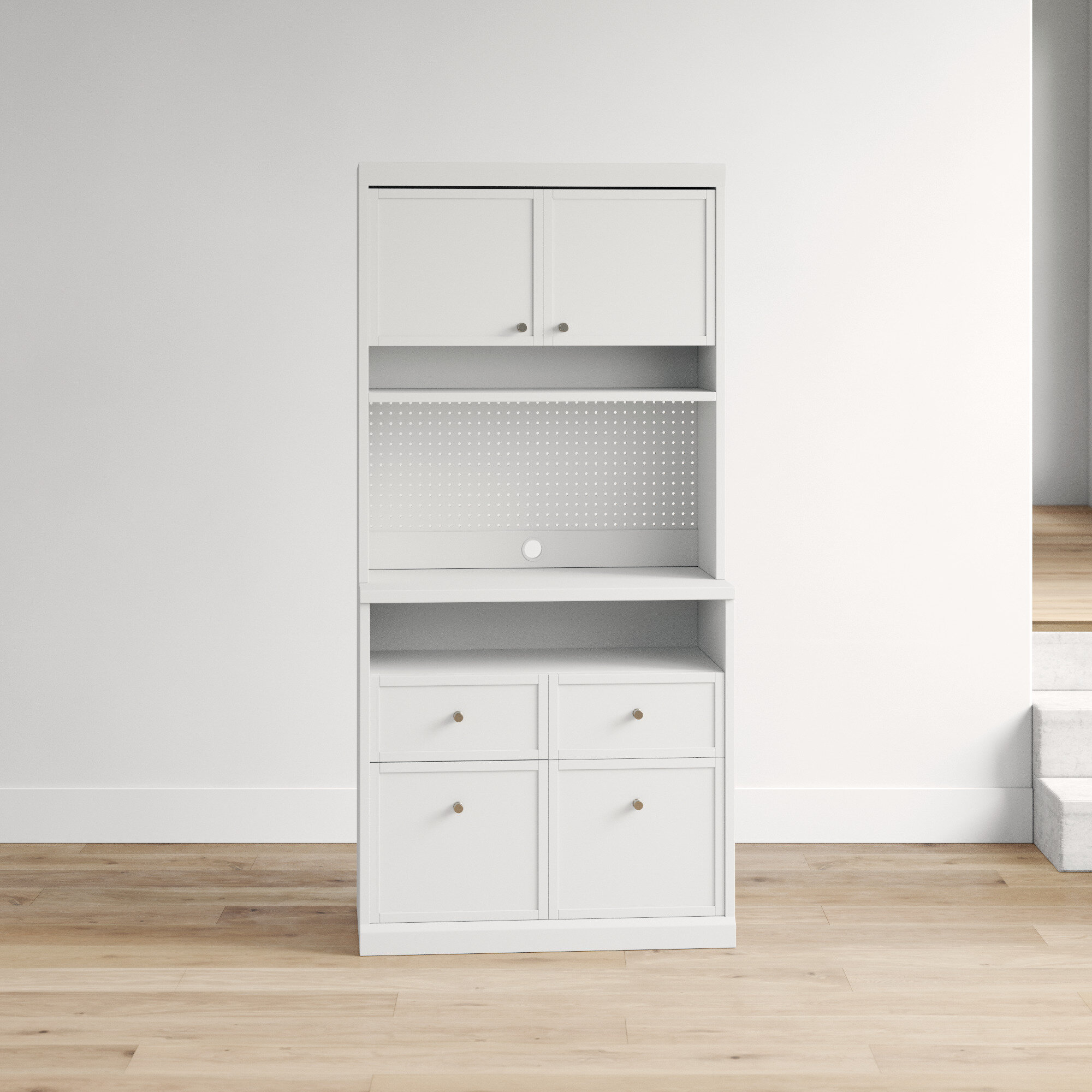 60-Inch Extra Deep Storage Table with Lower Locking Cabinet