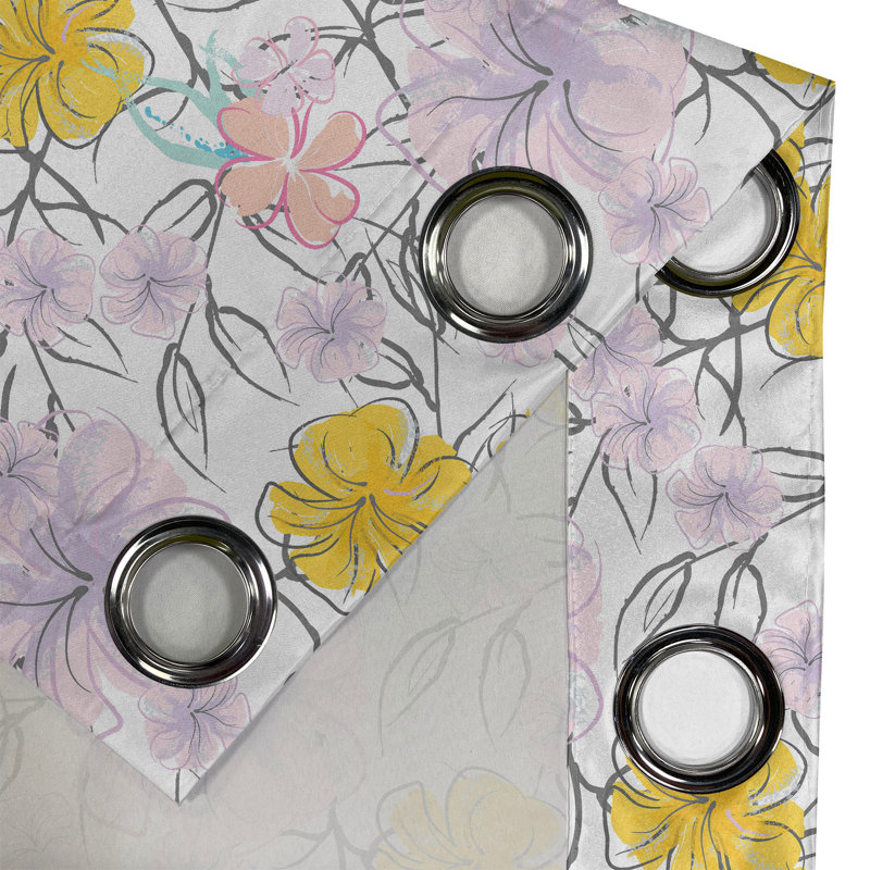 Semi Sheer Curtain Pair