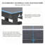 Table de ping-pong pliable avec roulettes verrouillables