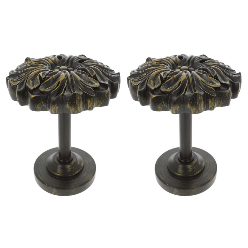 Retenue de rideau à médaillon Becerra Drapery, Bronze/Doré