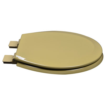 Siège de toilette rond en bois moulé