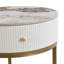 Table de chevet moderne avec tiroir 19,68 pouces