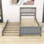Lit plateforme simple en bois massif avec lit gigogne-1594363885