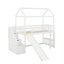 Lit mezzanine simple avec glissade