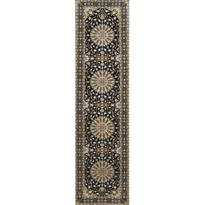 Oriental Area Rug in Black