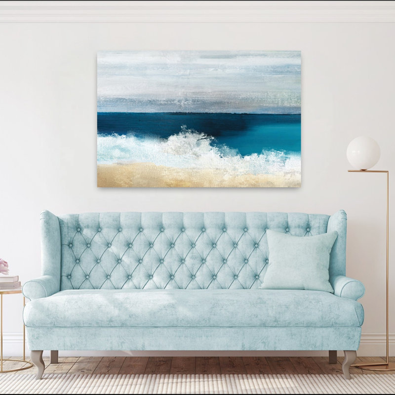 Beachfront Abstract Coastal Wall Art Print, 101.6cm H x 152.4cm W