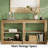 Side Table,Console Table,3-Tier Entryway Table