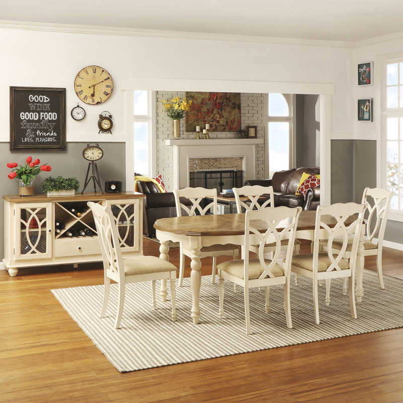 Jacek 6 - Person Four Leg Dining Set
