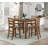 Counter Height 5Pc Dining Set Table And 4 Counter Height Chairs