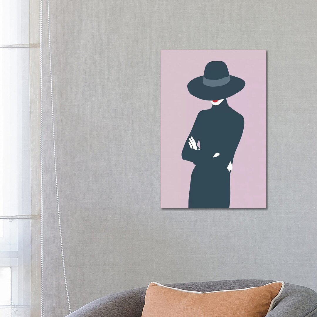 Lady No. 3 von Sean Salvadori - Galerie-verpackte Leinwand Giclée auf Leinwand