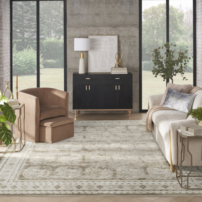 Tapis ivoire taupe 7 pi 10 po x 9 pi 10 po Leuchte