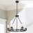 6 - Light Dimmable Chandelier