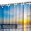 Rideau de douche avec 12 crochets Sunset-197473107