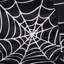 Fauteuil à billes Spiderweb de 3 pieds - noir et blanc, rembourré de mousse pour plus de douceur et de confort, housse à fermeture à glissière amovible, entretien facile, sac à éléments de décoration moderne, avec mousse durable, fermeture à glissière,