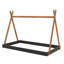 Lit double pleine grandeur avec structure triangulaire