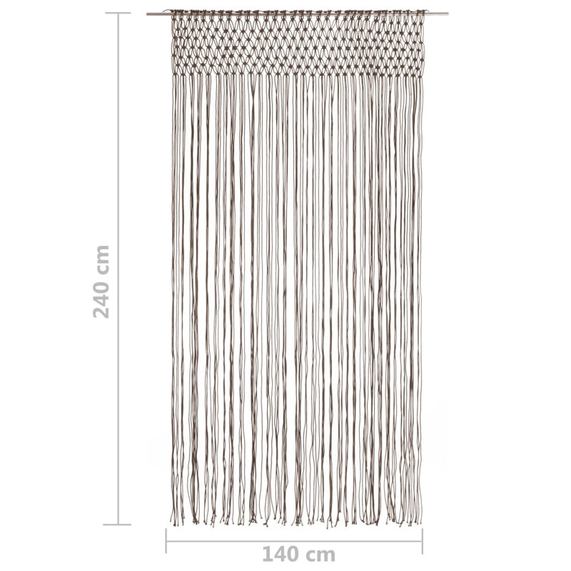 LaSalle Sheer Curtain Single Panel, Taupe